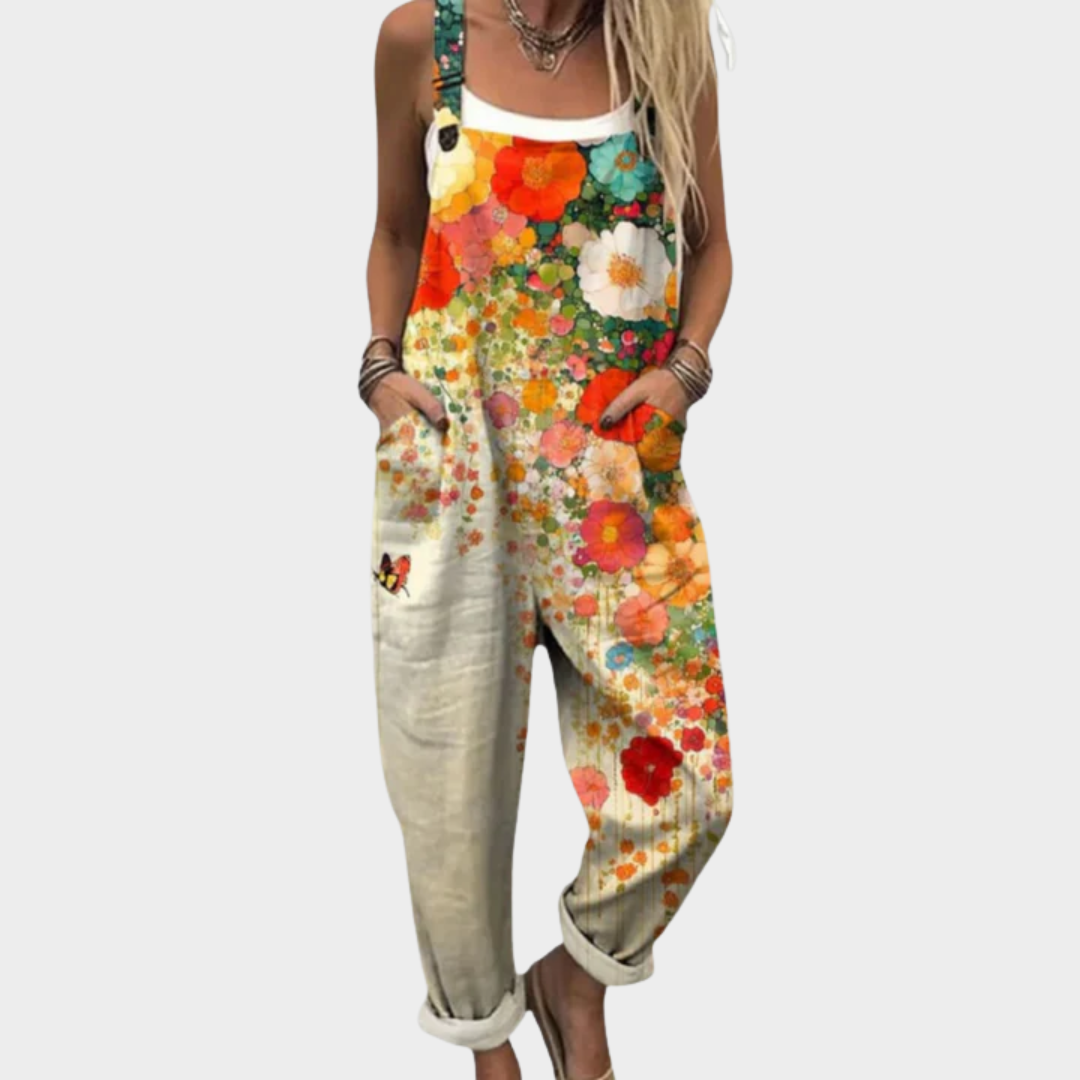 BEQUEMER OVERALL MIT DRUCK