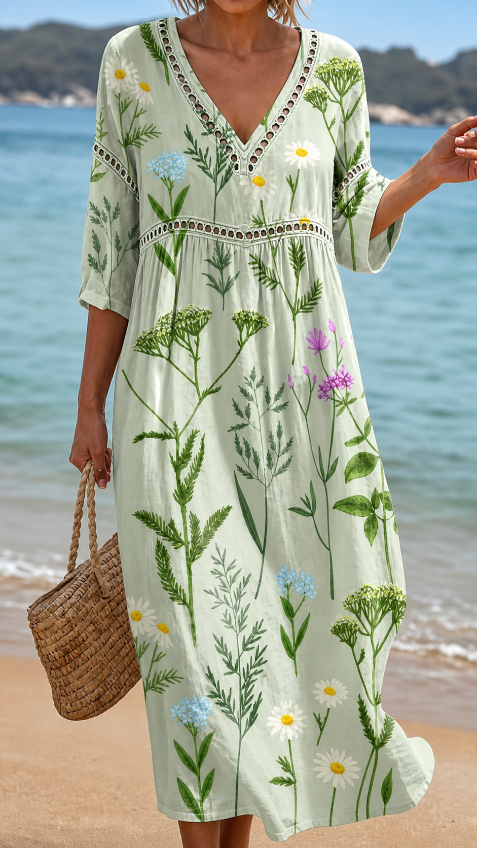 PHOEBE | BOTANISCHES UND FRISCHES STRANDKLEID