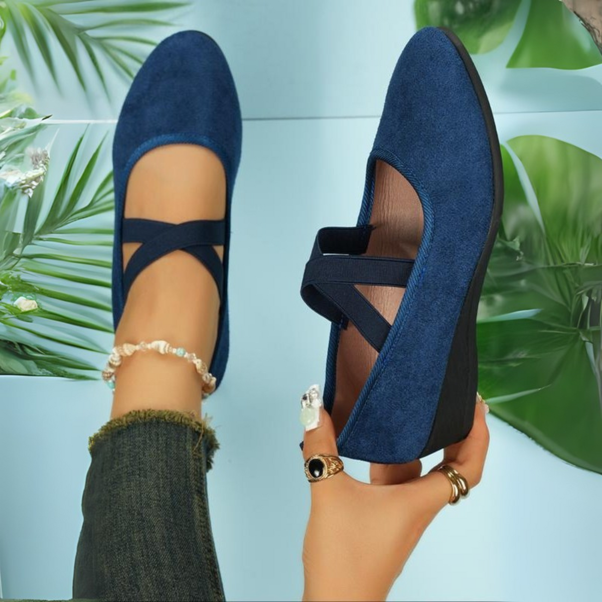 NOREEN | GESCHLOSSENE WEDGES-BALLERINAS