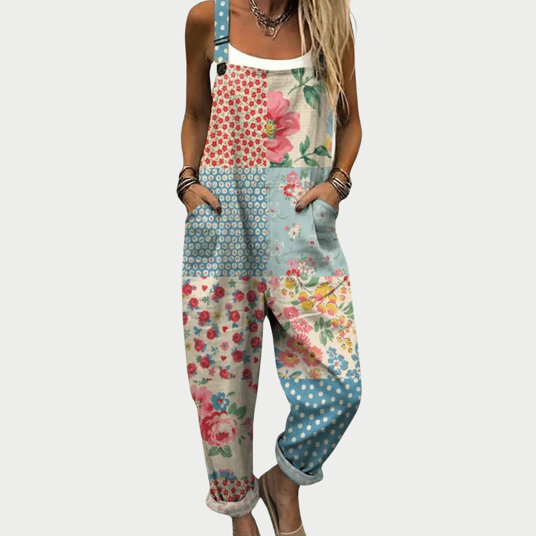 BEQUEMER OVERALL MIT DRUCK