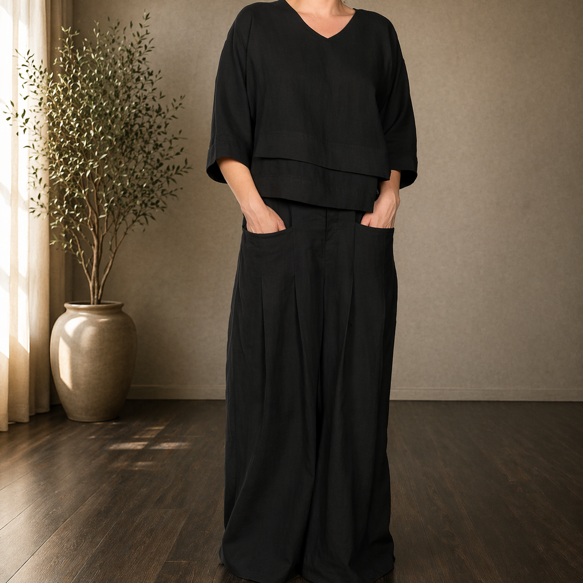CLARA | MINIMALISTISCHES WIDE-FIT ZWEITEILER-SET