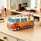 SUNPETAL | RETRO-BLUMEN CAMPER-KOSMETIKTASCHE
