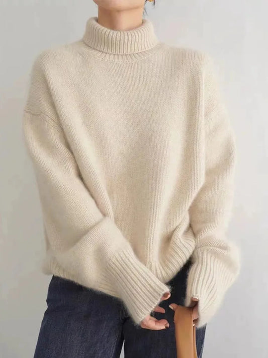 BIRGIT | SOFT KNIT HIGH NECK JUMPER
