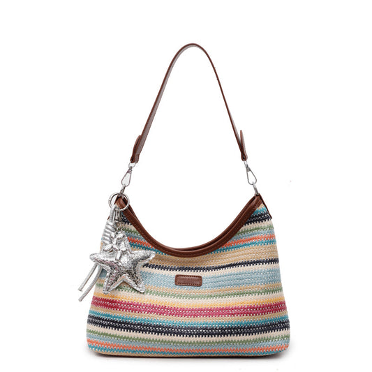 THE STRIPED | BOHO SHOULDER BAG