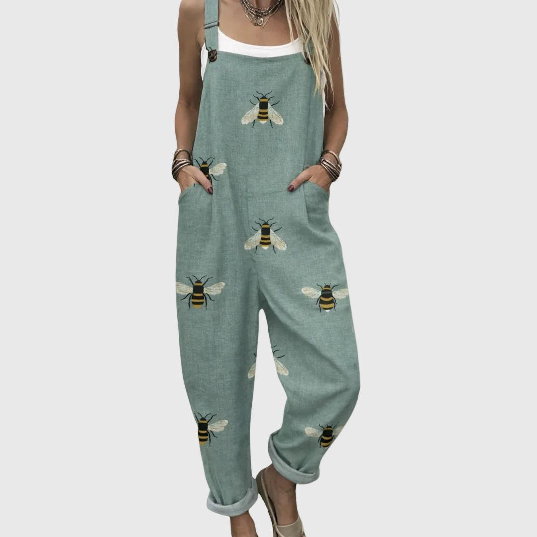BEQUEMER JUMPSUIT MIT DRUCK