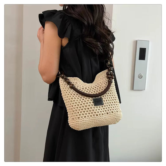 PETRA | THE WOODEN BEAD SHOULDER BAG