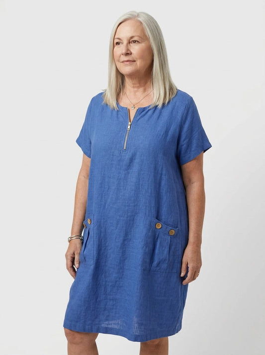 JOAN | SOMMERKLEID MIT REISSVERSCHLUSS