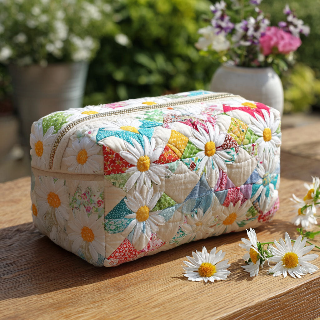 DAHLIA | HANDGEFERTIGTE KOSMETIKTASCHE