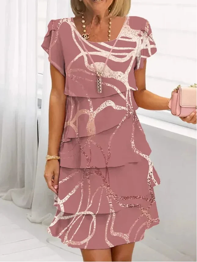 BEATRICE | ELEGANTES KOMFORT-RÜSCHENKLEID