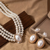 VICTORIA | KLASSISCHES PERLENKETTEN-SCHMUCKSET