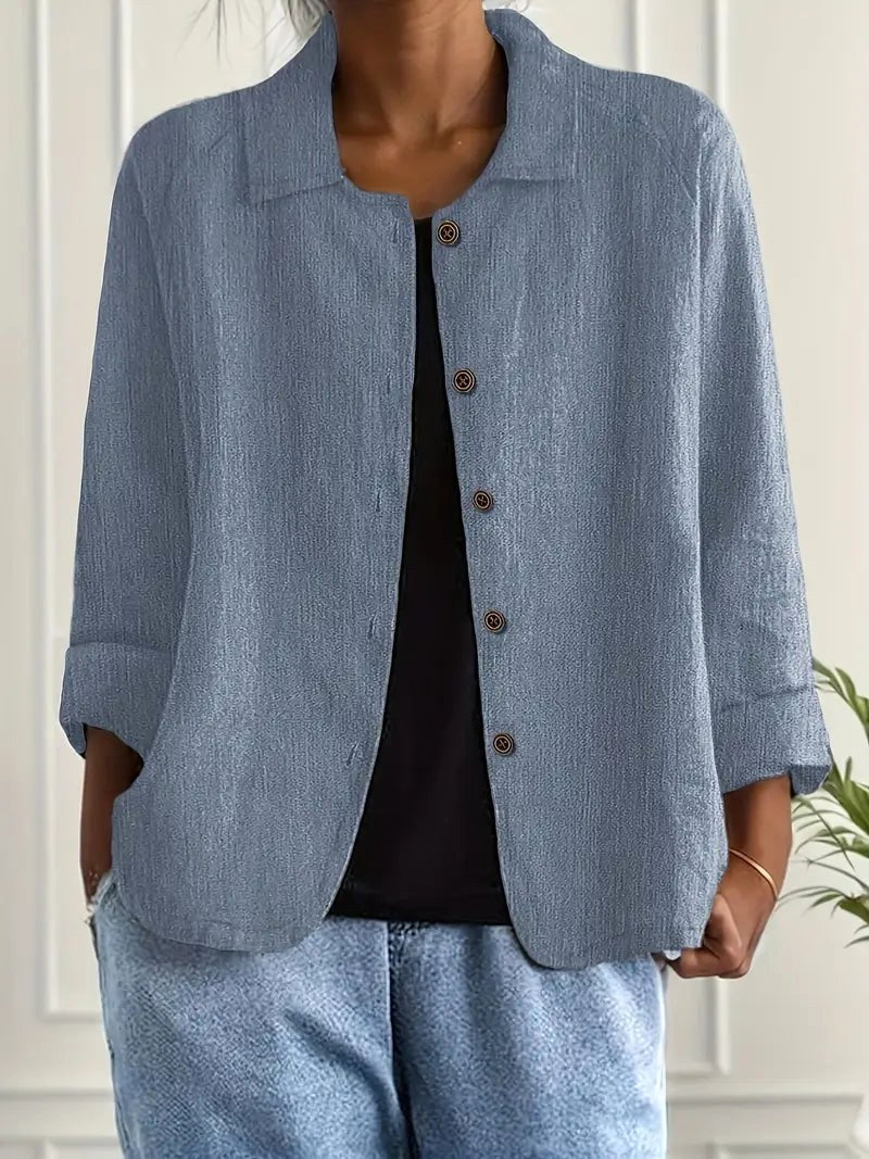 WILHELMINE | BLUSE IN CRINKLE-OPTIK