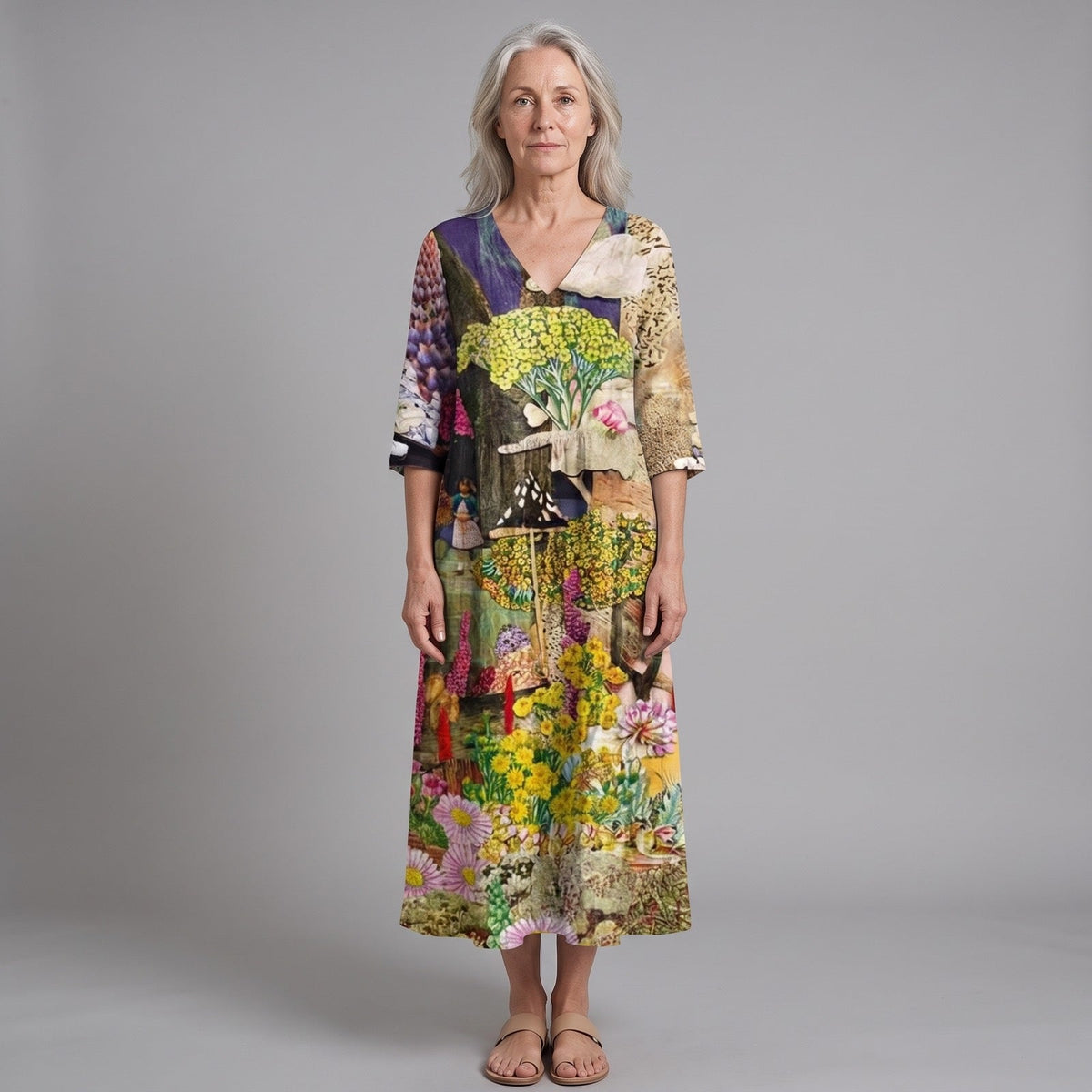 OLDA | BLUMIGES SOMMERKLEID