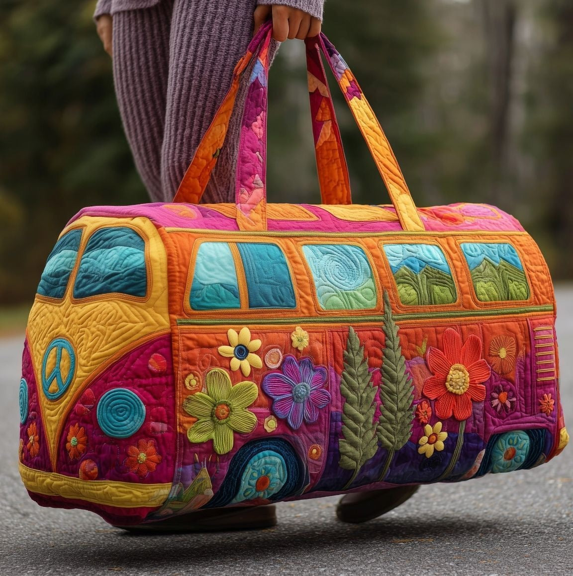 PETALVANA | GESTEPPTE REISETASCHE