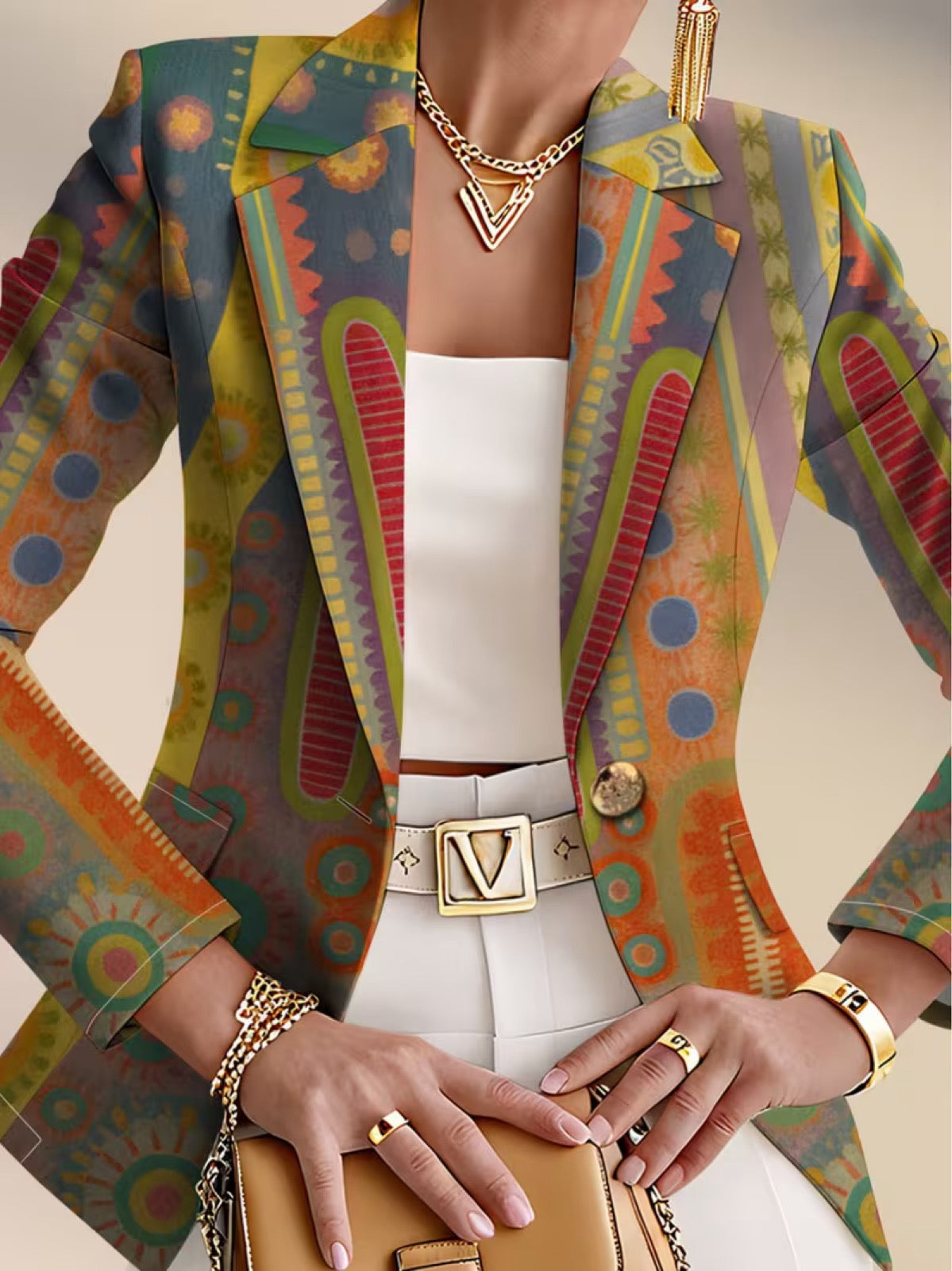 FAUSTINE | BOHÈME-MEDAILLON-BLAZER