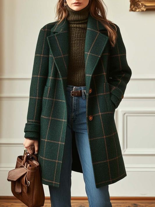 MARGUERITA | KARIERTER WINTERMANTEL