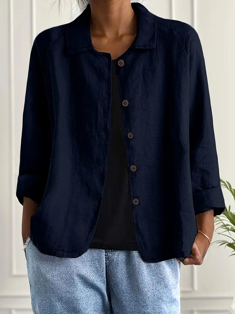 CERISETTE | TÄGLICHE BLUSE IN NAVY