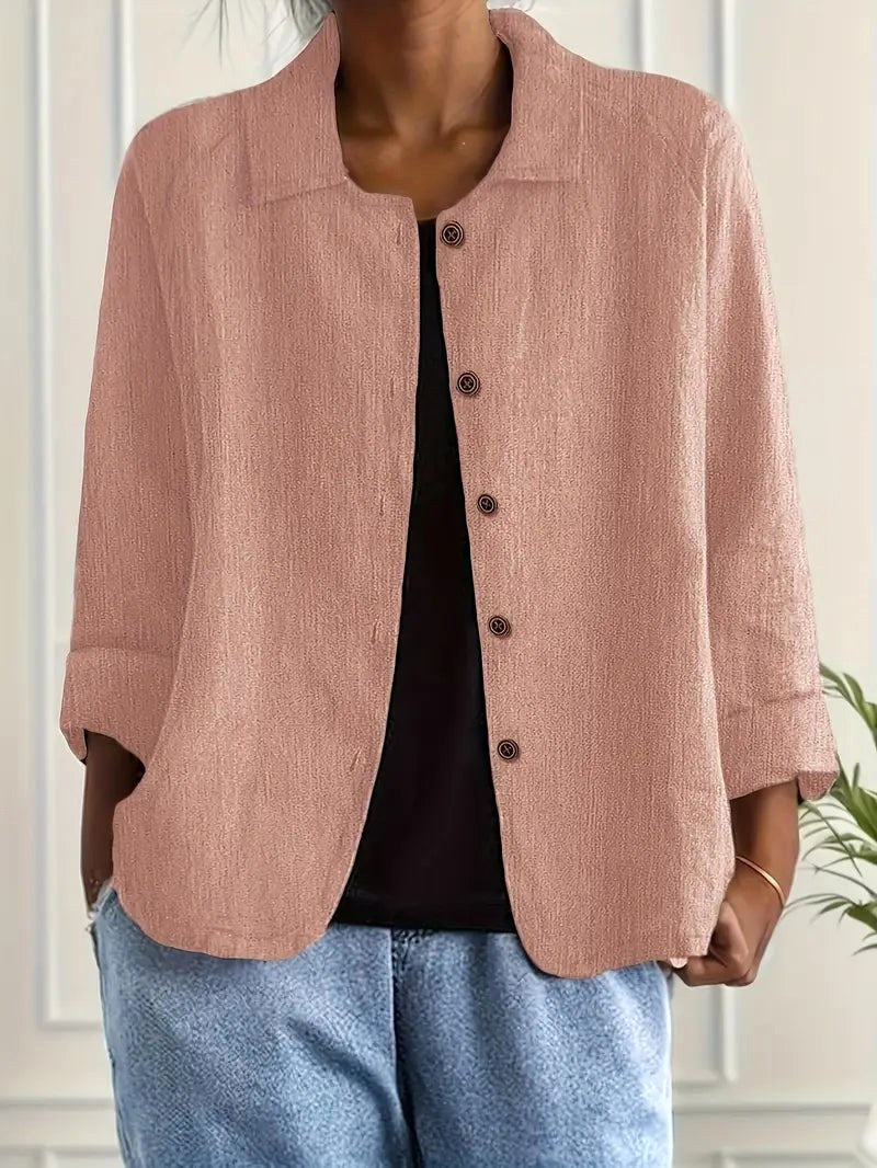 ZENAIDE | BLUSE IN TONERDE-ROSA