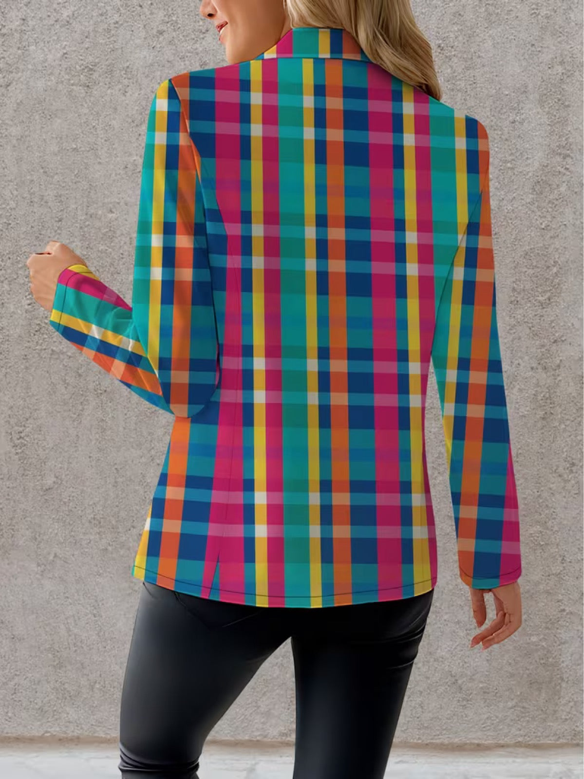 ROSALINE | REGENBOGEN-KARO-BLAZER