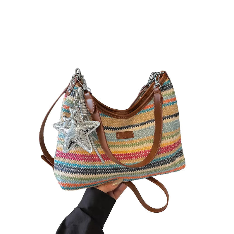 THE STRIPED | BOHO SHOULDER BAG