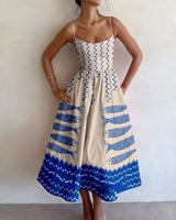 ELOWETTE | BLUE HARBOR MIDI-KLEID