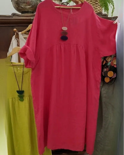 ENID | BEQUEMES WEITES KLEID MIT BAUCHABDECKUNG
