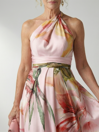 AMIEL | LEICHTES MAXIKLEID MIT BLUMENMUSTER