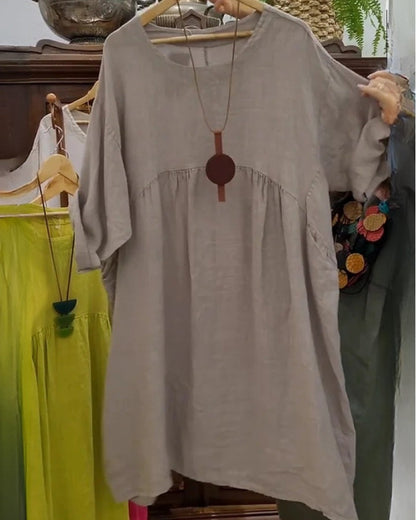 ENID | BEQUEMES WEITES KLEID MIT BAUCHABDECKUNG