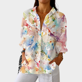 CAMERON | LEICHTE UND FARBENFROHE BLUSE MIT PRINT