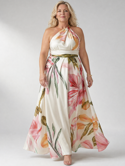 AMIEL | LEICHTES MAXIKLEID MIT BLUMENMUSTER