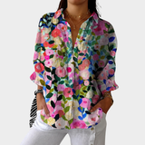 RILEY | LEICHTE UND FARBENFROHE BLUSE MIT PRINT