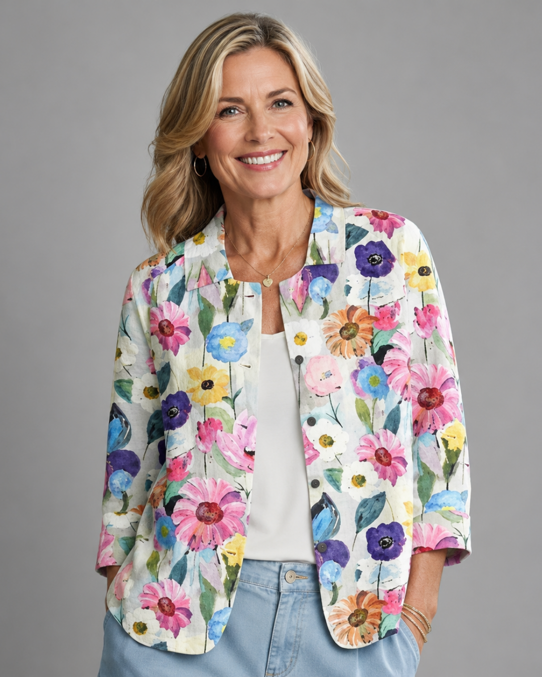 ROSAMONDE | PAINTED DAISY BLUSE