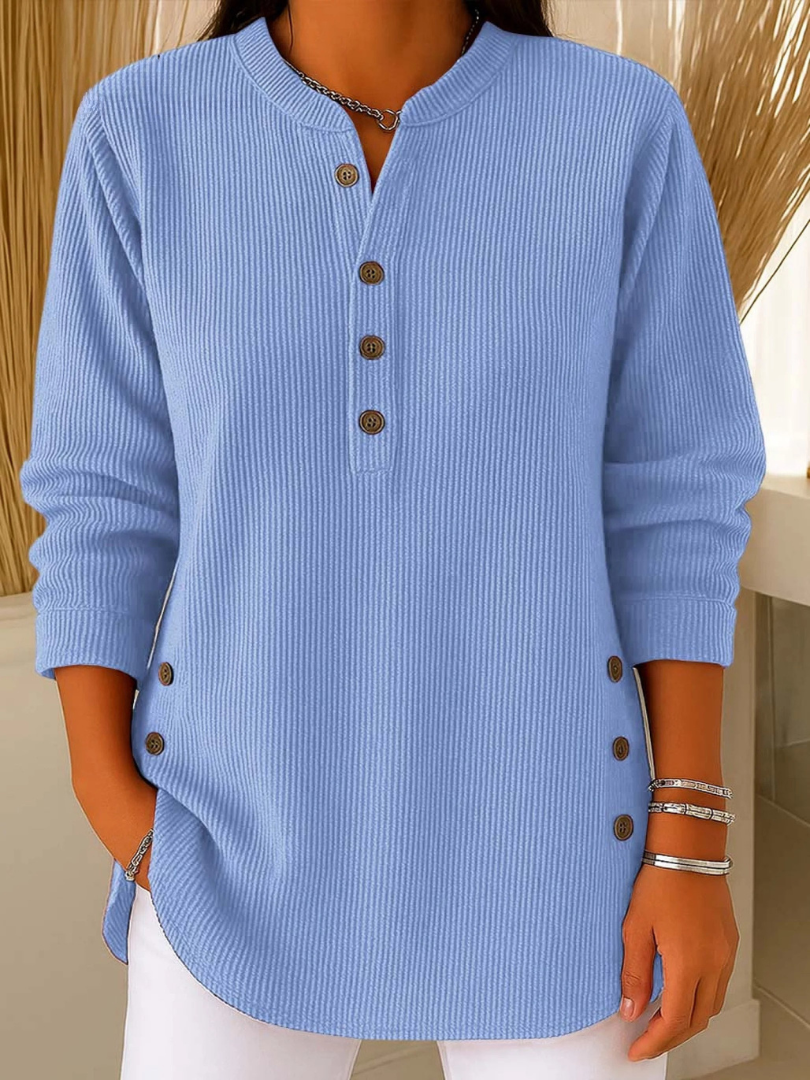 NEVA | HENLEY-TUNIKA MIT KNOPFLEISTE