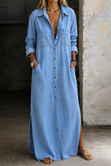 THEODORA | JEANS-BLUSENKLEID