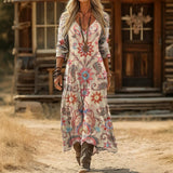 EVELYN | LÄSSIGES LANGARMKLEID IM VINTAGE-STIL