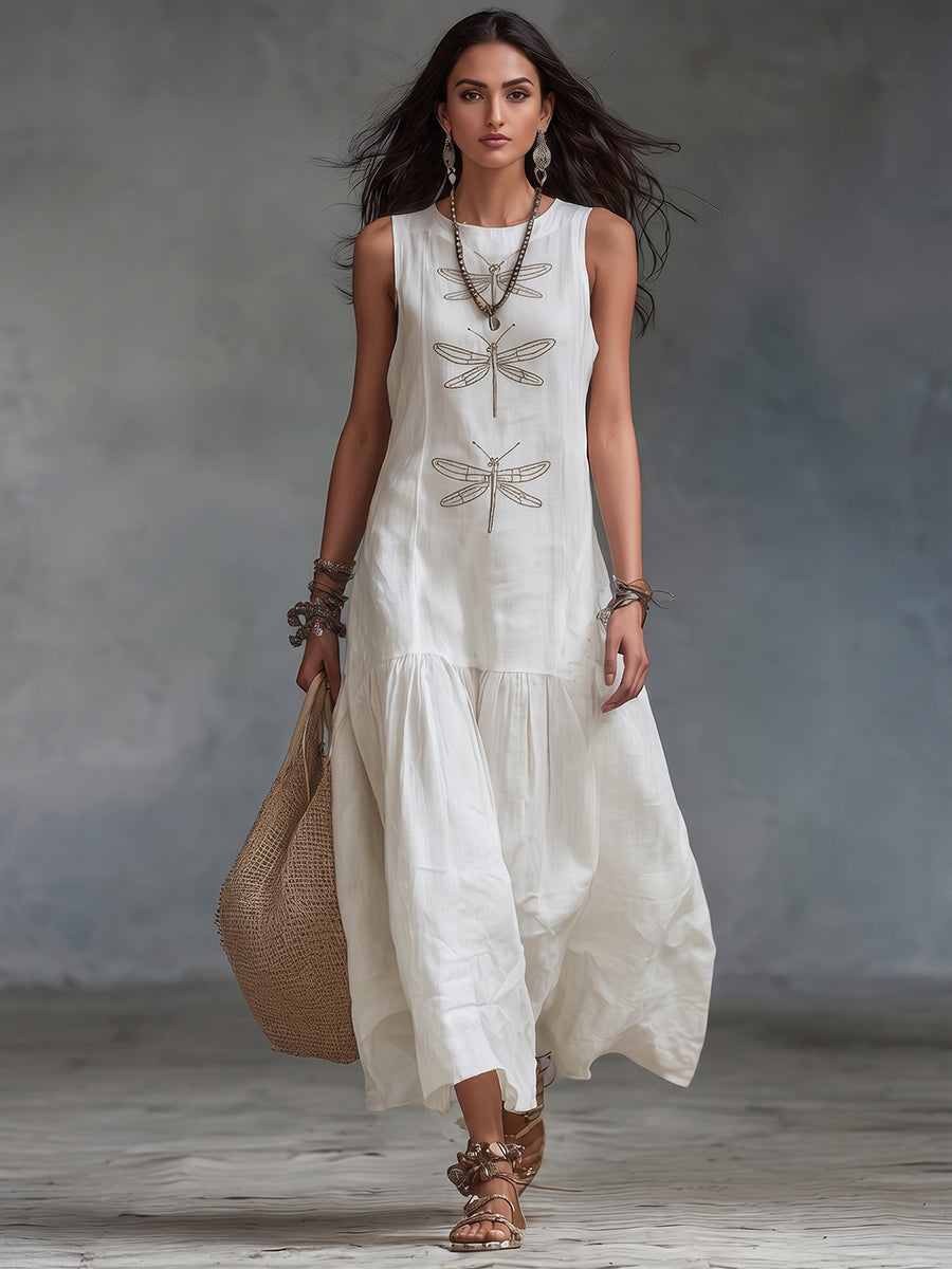 ROSAMOND | SLEEVELESS MAXI DRESS