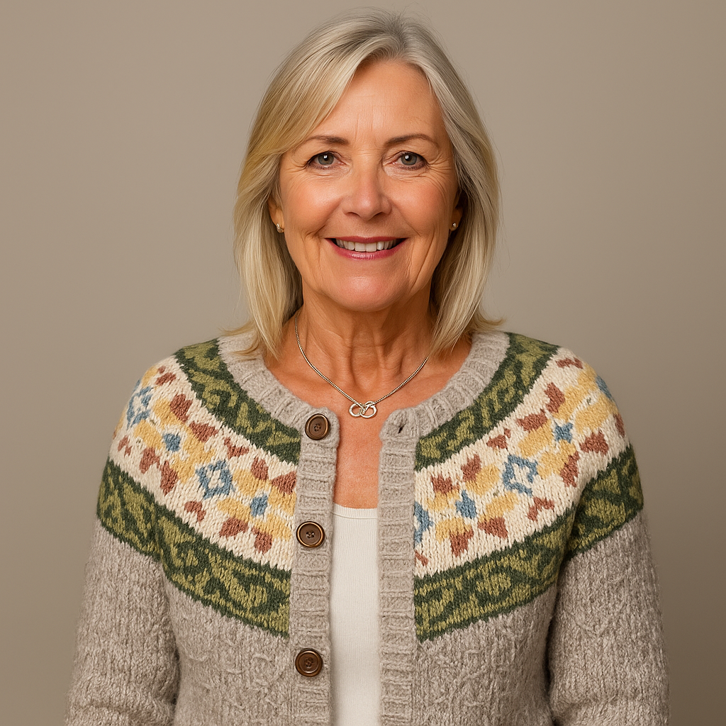 EDITH | VINTAGE-INSPIRIERTE ISLÄNDISCHE STRICKJACKE