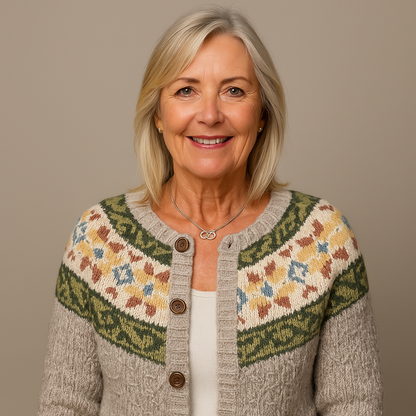 EDITH | VINTAGE-INSPIRIERTE ISLÄNDISCHE STRICKJACKE