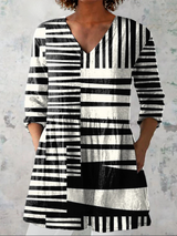 SOPHIE | LANGE BLUSE MIT V-AUSSCHNITT