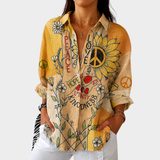 CLAIRE | LEICHTE UND FARBENFROHE BLUSE MIT PRINT