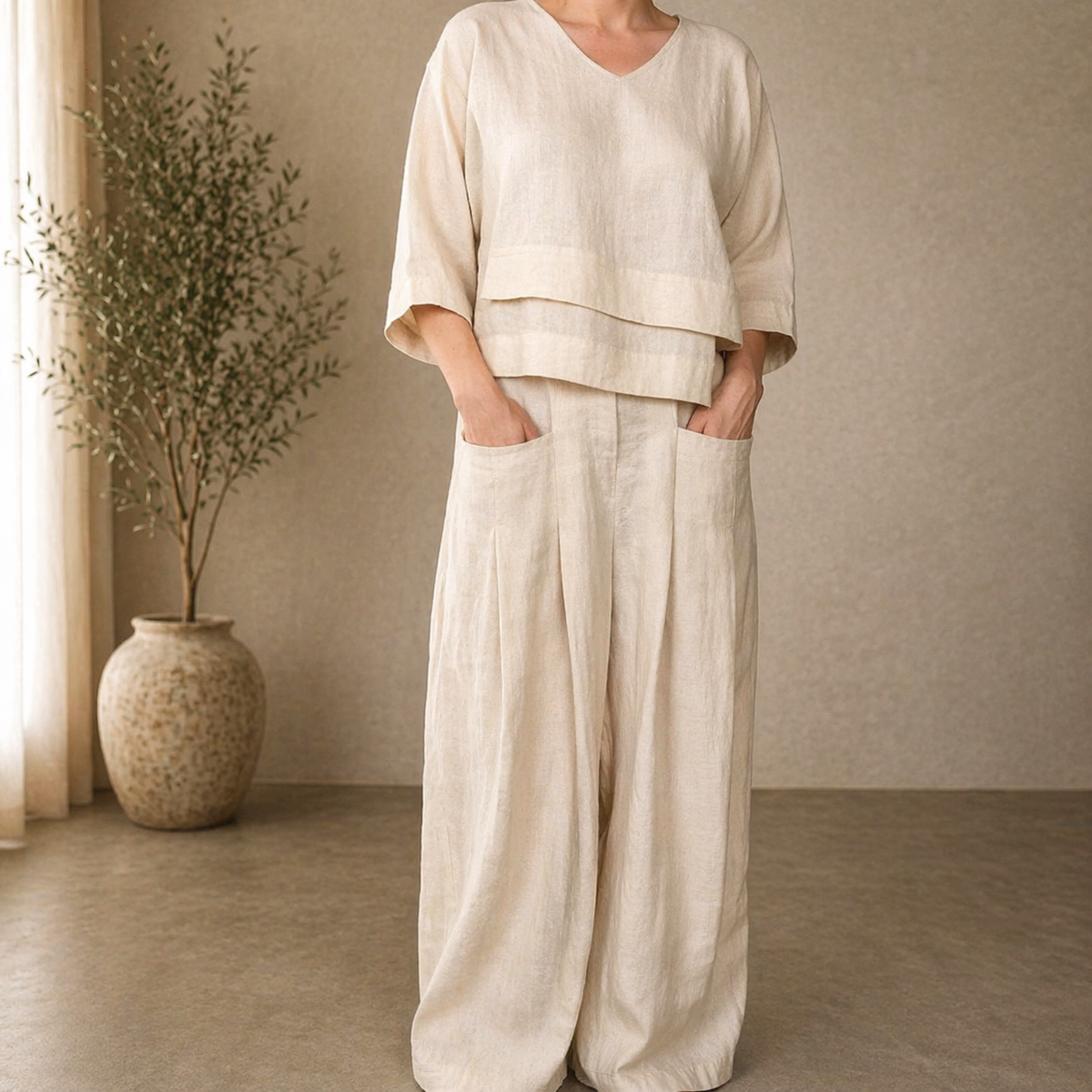 CLARA | MINIMALISTISCHES WIDE-FIT ZWEITEILER-SET