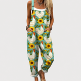 BEQUEMER JUMPSUIT MIT DRUCK