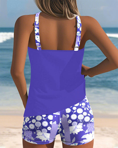 SABRINA | BEQUEM SITZENDER ZWEITEILIGER BLUMEN-BIKINI