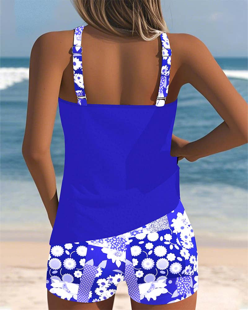 SABRINA | BEQUEM SITZENDER ZWEITEILIGER BLUMEN-BIKINI