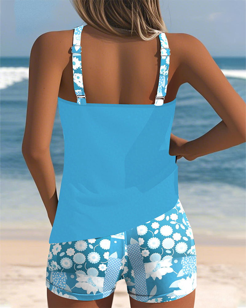 SABRINA | BEQUEM SITZENDER ZWEITEILIGER BLUMEN-BIKINI