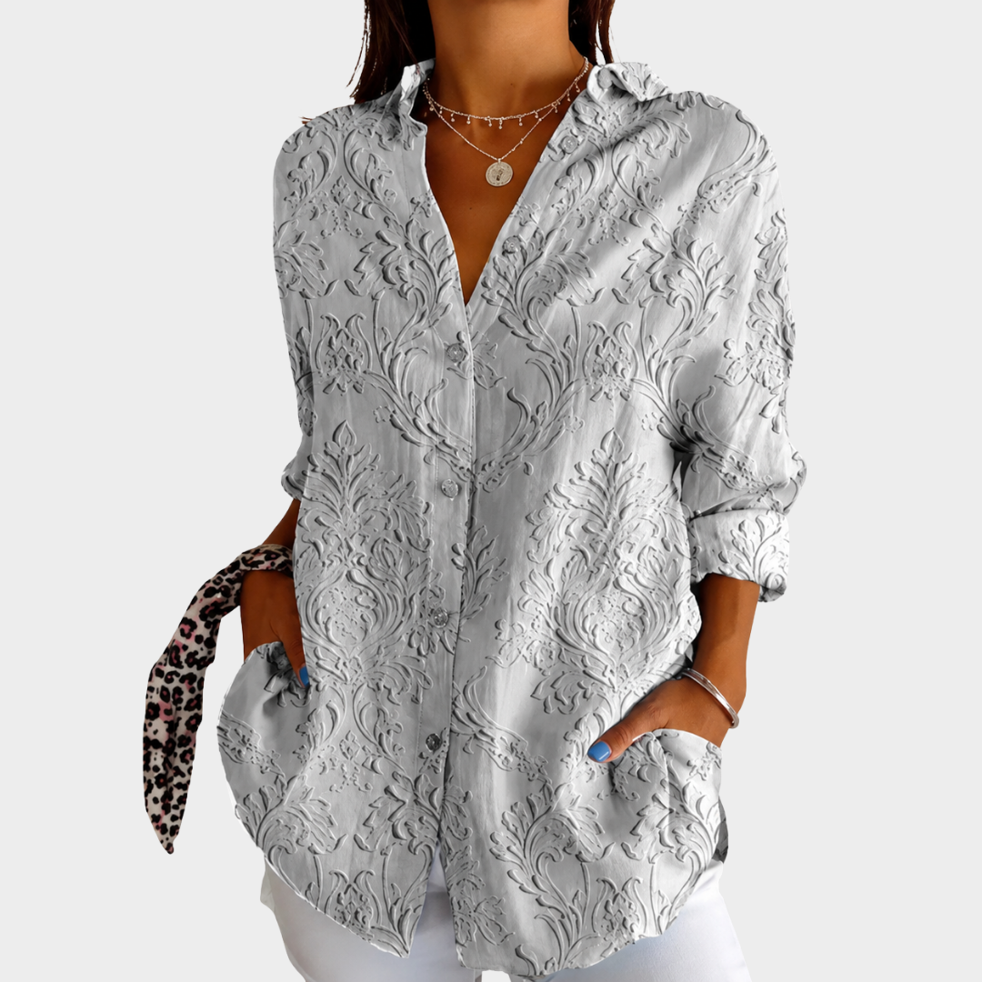 ELLA | LEICHTE UND FARBENFROHE BLUSE MIT PRINT