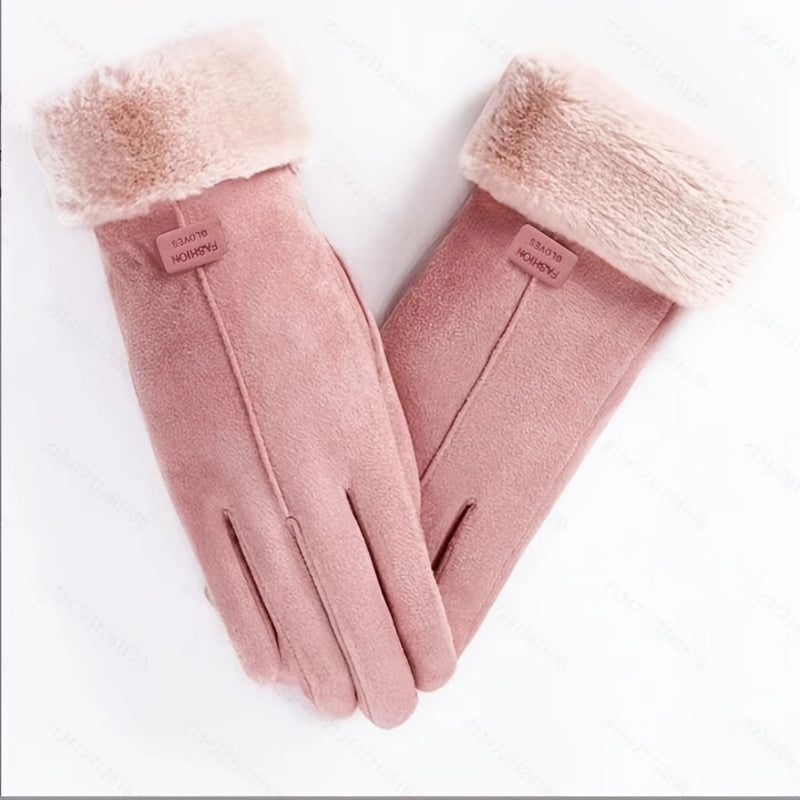 PRISCILLA | WINTERHANDSCHUHE MIT FELLFUTTER