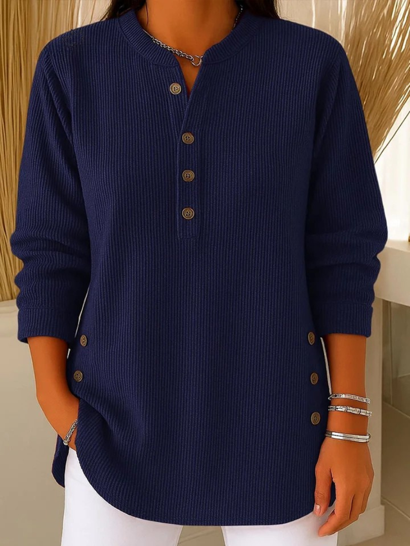 NEVA | HENLEY-TUNIKA MIT KNOPFLEISTE