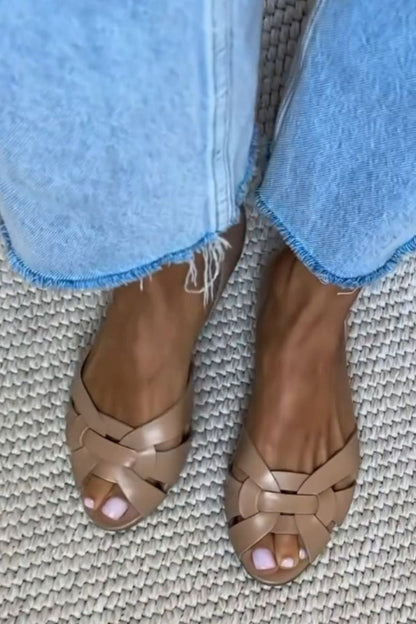 SERAFINA | CLASSIC WOVEN SANDALS