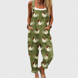 BEQUEMER JUMPSUIT MIT DRUCK