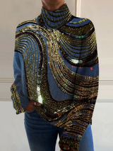 CHLOE | WEIHNACHTS-ROLLKRAGENPULLOVER